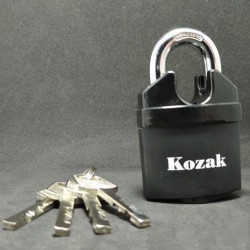 Навісний замок колодка KOZAK 50 мм 4 ключі