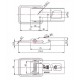 Замок ексцентриковий SPP ZB-07А 173 х 56 мм 20512-2