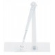 Дотягувач накладний RYOBI DS-2550 Glossy White STD_HO_ARM до 80кг (RYO7000013189)