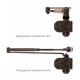 Дотягувач накладний RYOBI *8800 8803 DARK_BRONZE UNIV_ARM EN_2/3 65кг 965мм FIRE