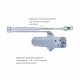 Дотягувач накладний RYOBI 2000 D-2055V SILVER BC STD_ARM EN_3/4/5 до_100кг 1250мм FIRE