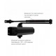 Дотягувач накладний RYOBI *1500 D-1554 BLACK STD_ARM EN_2/3/4 до_80кг 1100мм FIRE