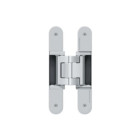 Петля скрытая TECTUS TE 540 3D A8 SIMONSWERK F1 (окраш.SW124) хром матовый, до 100 кг