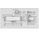 Доводчик дверний DORMA TS 77 EN4 до 90 кг до 1100 мм з ножицями колір коричневий