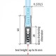 Випадаючий поріг для скляних дверей Planet KG-F8 narrow p FH+RD | 48 dB протипожежний 1334-1210мм Сірий