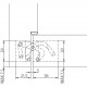 Прихована петля Anselmi AN 172 3D, 30х125 мм полірована латунь з ковпачками (172.00.37)