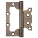 Петля дверна SIBA 100 мм універсальна накладна, антична бронза (2BB 4'х3'х2,5mm FHP AB)