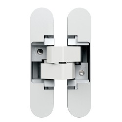 Дверна прихована петля ( врізна ) Anselmi 521 ( AN 150 3D ) до 60 кг 049 Білий матовий