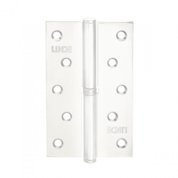Завіса для дверей з'ємна H-120L МВМ (MY HOME) WHITE Білий, 125 мм/ліва/сталь