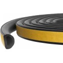 Ущільнювач гумовий з самоклеючою стрічкою SANOK D 9x7.4мм 100м чорний (SD-1)