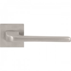 Дверна ручка на розетці RDA POLO, матовий брашированный нікель, (розетта 6 мм)(58421)