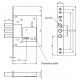 Замок сувальдний врізний Mul-t-Lock 1-WAY 257