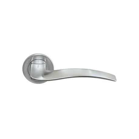 Дверные ручки MORELLI LUXURY NC-6 CSA (WAVE/ВОЛНА) Цвет Матовый хром