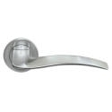 Дверные ручки MORELLI LUXURY NC-6 CSA (WAVE/ВОЛНА) Цвет Матовый хром