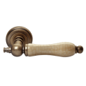 Дверные ручки MORELLI MH-42-CLASSIC OMB/CH Цвет старая античная бронза/шампань