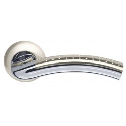 Ручка раздельная Armadillo (Армадилло) Libra LD26-1SN/CP-3 матовый никель/хром TECH (кв. 8х140)