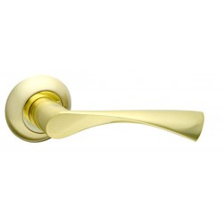 Ручка раздельная Fuaro (Фуаро) CLASSIC AR SG/GP-4 матовое золото/золото, квадрат 8140 мм