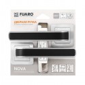 Ручка раздельная Fuaro (Фуаро) NOVA XM/HD SSC/BL-16 сатин хром/черный