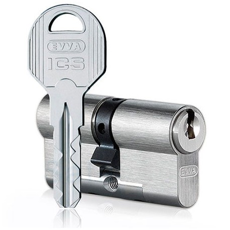 Evva ICS 77mm 36*41 ключ-ключ (латунь,никель)