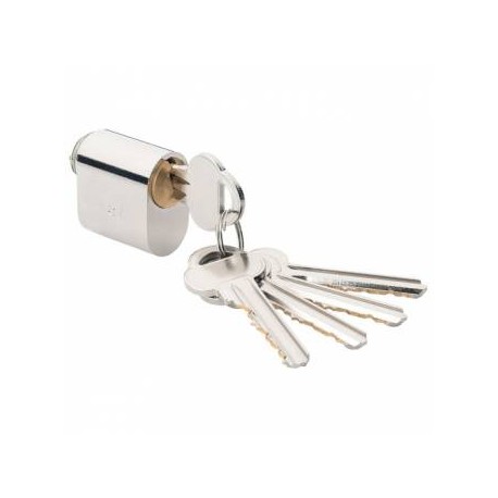 Овальный цилиндр TITAN (ASSA ABLOY) 1301 NI (3 ключа)