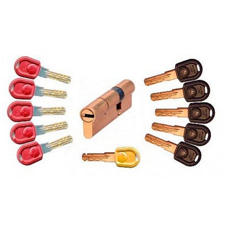 Механизм цилиндровый Master Lock 60*40 ключ/ключ.с перекодировкой антибампинг