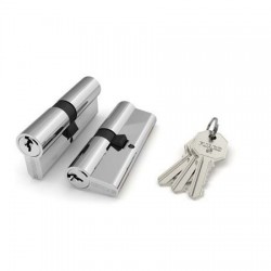 Цилиндровый механизм Fuaro (Фуаро) 100 CA 80 mm (35+10+35) CP хром кл.
