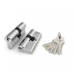 Цилиндровый механизм Fuaro (Фуаро) 100 CA 80 mm (35+10+35) CP хром 5 кл.