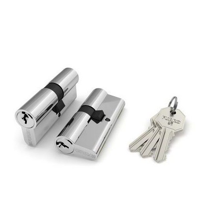 Цилиндровый механизм Fuaro (Фуаро) 100 CA 80 mm (30+10+40) CP хром 3 кл.