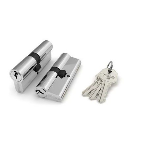 Цилиндровый механизм Fuaro (Фуаро) 100 CA 70 mm (30+10+30) CP хром 3 кл.