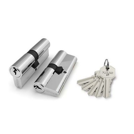 Цилиндровый механизм Fuaro (Фуаро) 100 CA 70 mm (30+10+30) CP хром 5 кл.