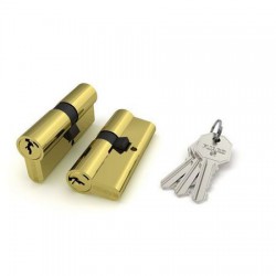 Цилиндровый механизм Fuaro (Фуаро) 100 CA 68 mm (26+10+32) PB латунь 3 кл.