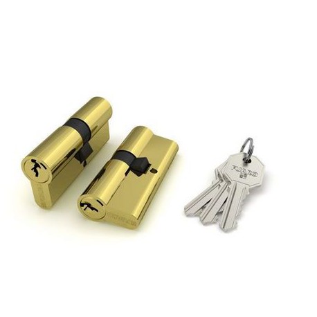 Цилиндровый механизм Fuaro (Фуаро) 100 CA 68 mm (26+10+32) PB латунь 3 кл.