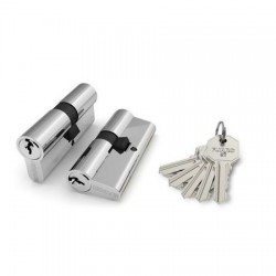 Цилиндровый механизм Fuaro (Фуаро) 100 CA 62 mm (26+10+26) CP хром 5 кл.