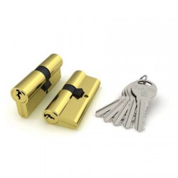 Цилиндровый механизм Fuaro (Фуаро) R300/70 mm (30+10+30) BBP латунь 5 кл.