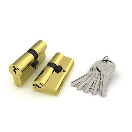 Цилиндровый механизм Fuaro (Фуаро) R300/70 mm (30+10+30) BBP латунь 5 кл.