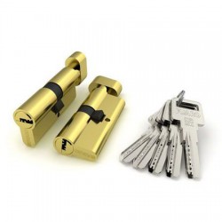 Цилиндровый механизм Fuaro (Фуаро) с вертушкой R602/100 mm (45+10+45) BBP латунь 5 кл.