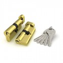 Цилиндровый механизм Fuaro (Фуаро) с вертушкой R302/60 mm (25+10+25) BBP латунь 5 кл.
