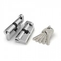 Цилиндровый механизм Fuaro (Фуаро) с вертушкой R302/68 mm (26+10+32) CP хром 5 кл.