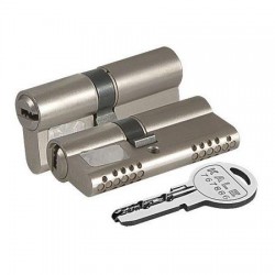 Цилиндровый механизм Kale kilit (Кале килит) 164 OBS SNE/100 (40+10+50) mm никель 5 кл.