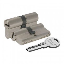 Цилиндровый механизм Kale kilit (Кале килит) 164 SN/90 (40+10+40) mm никель 5 кл.