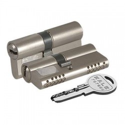 Цилиндровый механизм Kale kilit (Кале килит) 164 OBS SNE/90 (35+10+45) mm никель 5 кл.