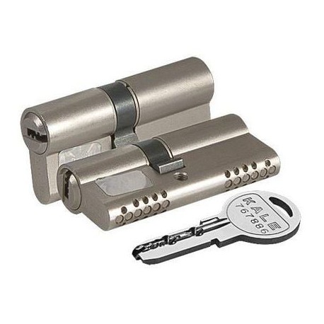 Цилиндровый механизм Kale kilit (Кале килит) 164 OBS SNE/90 (35+10+45) mm никель 5 кл.