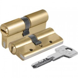 Цилиндровый механизм Kale kilit (Кале килит) 164 DBN-E/80 (40*40) mm латунь 5 кл.