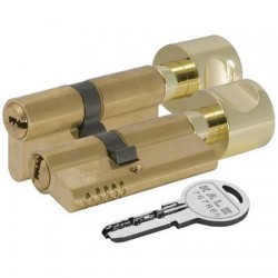Цилиндровый механизм Kale kilit (Кале килит) с вертушкой 164 OBS SCE/72 (30+10+32) mm латунь 5 кл.
