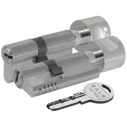 Цилиндровый механизм Kale kilit (Кале килит) с вертушкой 164 OBS SCE/80 (30+10+40) mm никель 5 кл.