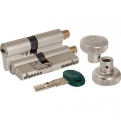 Цилиндровый механизм Mottura с вертушкой C31F364601RC5 (82 мм/31+10+41), МАТ.НИКЕЛЬ (верт. 99.506)