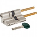 Цилиндровый механизм Mottura под вертушку (дл. шток) C48P313101 (62 мм/26+10+26), МАТ.НИКЕЛЬ