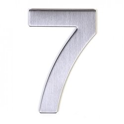 Номер на двері Larvij цифра 7 нержавіюча сталь (LNS4 SS 7)