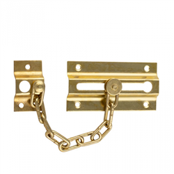 Дверна цепочка ХЗШП (золото) 110мм засувка для дверей ланцюжок на двері