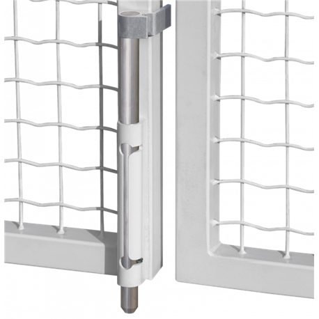 Вертикальна засувка зовнішня з алюмінієвим стрижнем Locinox RAL 6009 VSA-6009